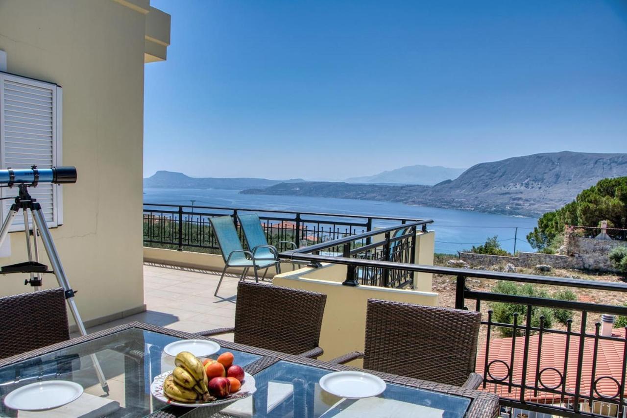 Souda Bay View With Private Pool Near Chania City المظهر الخارجي الصورة